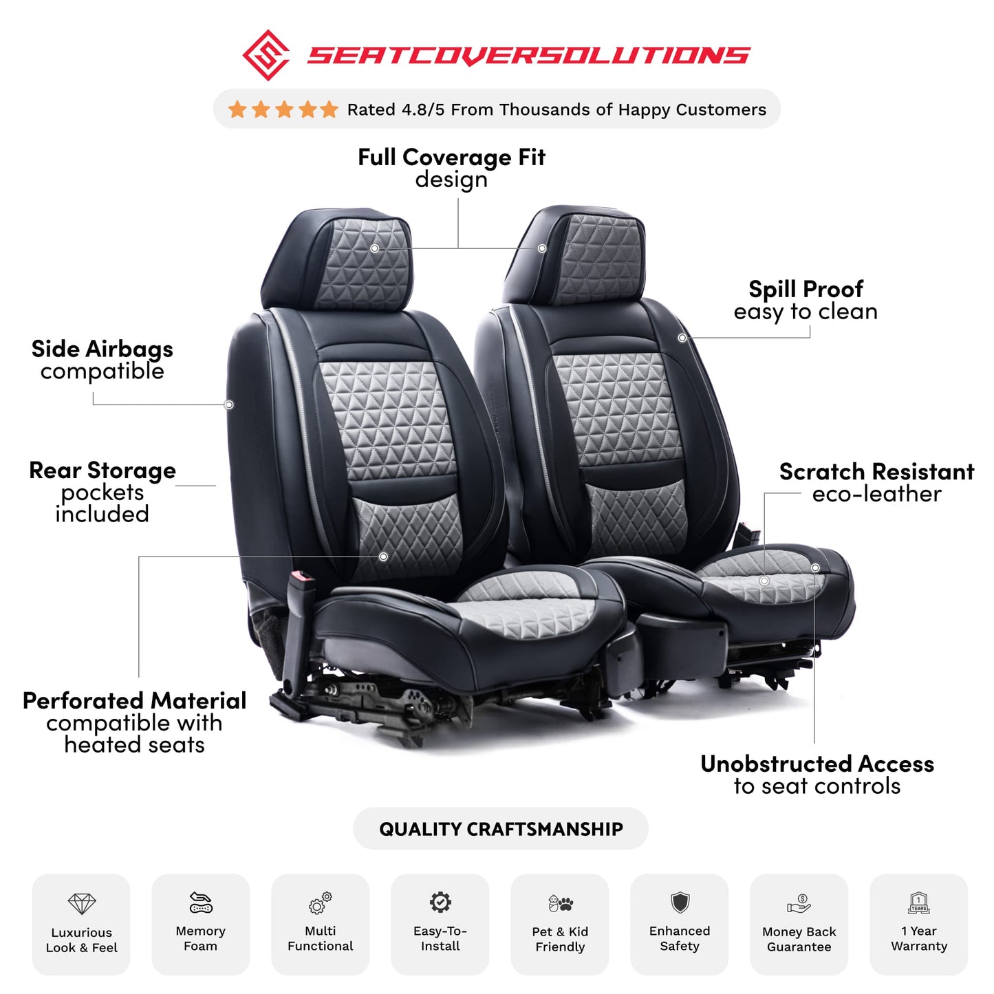 Luxury Seat Covers Kit