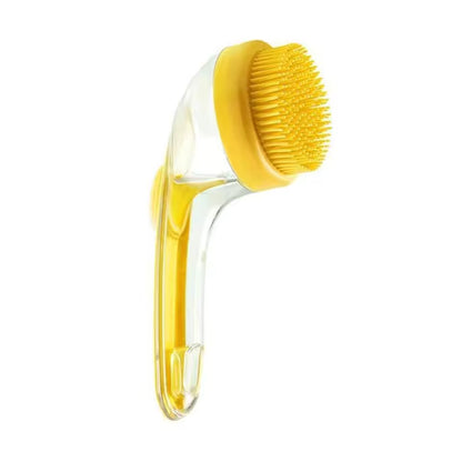 Pet Bath Brush with Shampoo Dispenser